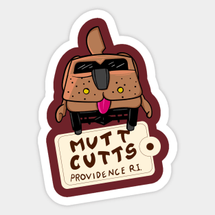 Mutt Cutts Providence Rhode Island v2 Sticker